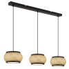 Bambora Suspension Luminaires Globo Lighting LED Noir, 1 lumière