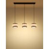 Bambora Suspension Luminaires Globo Lighting LED Noir, 1 lumière