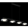 Carlene Suspension Luminaires Globo Lighting LED Noir, 1 lumière