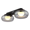 Carlene Plafonnier Luminaires Globo Lighting LED Noir, 1 lumière