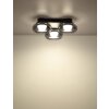 Carlene Plafonnier Luminaires Globo Lighting LED Noir, 1 lumière