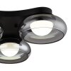 Carlene Plafonnier Luminaires Globo Lighting LED Noir, 1 lumière