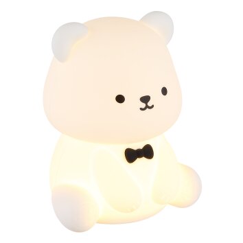 Teddy Lampe à poser Luminaires Globo Lighting LED Noir, Blanc, 1 lumière