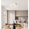Zara Plafonnier Luminaires Globo Lighting LED Sable, Blanc, 1 lumière
