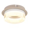 Zara Plafonnier Luminaires Globo Lighting LED Sable, Blanc, 1 lumière