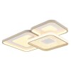 Mosaiko Plafonnier Luminaires Globo Lighting LED Sable, Blanc, 1 lumière, Télécommandes