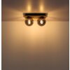 Parsons Plafonnier Luminaires Globo Lighting Écru, Noir, 2 lumières