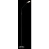 Silvio Lampadaire Luminaires Globo Lighting LED Noir, 1 lumière