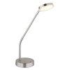 Silvio Lampe à poser Luminaires Globo Lighting LED Nickel mat, 1 lumière