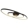 Spira Plafonnier Luminaires Globo Lighting LED Noir, 1 lumière