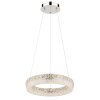 Laurel Suspension Luminaires Globo Lighting LED Chrome, 1 lumière, Télécommandes