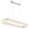 Laurel Suspension Luminaires Globo Lighting LED Chrome, 1 lumière, Télécommandes