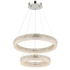 Laurel Suspension Luminaires Globo Lighting LED Chrome, 1 lumière, Télécommandes