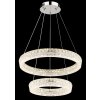 Laurel Suspension Luminaires Globo Lighting LED Chrome, 1 lumière, Télécommandes