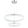 Laurel Suspension Luminaires Globo Lighting LED Chrome, 1 lumière, Télécommandes