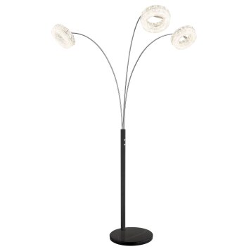 Laurel Lampadaire Luminaires Globo Lighting LED Noir, 1 lumière
