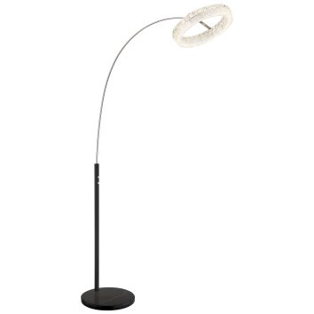 Laurel Lampadaire Luminaires Globo Lighting LED Noir, 1 lumière