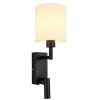 Zamora Applique murale Luminaires Globo Lighting Noir, 1 lumière