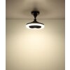 Lidea Ventilateur de plafond lumineux Luminaires Globo Lighting LED Noir, 1 lumière, Télécommandes