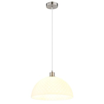 Selma Suspension Luminaires Globo Lighting Nickel mat, 1 lumière