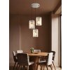 Gorley Suspension Luminaires Globo Lighting Sable, 3 lumières