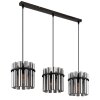 Daren Suspension Luminaires Globo Lighting Noir, 3 lumières