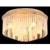 Gorley Plafonnier Luminaires Globo Lighting Chrome, Sable, 5 lumières