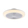 mit Ventilateur de plafond lumineux Luminaires Leuchten Direkt LED Blanc, 1 lumière, Télécommandes