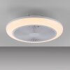 mit Ventilateur de plafond lumineux Luminaires Leuchten Direkt LED Blanc, 1 lumière, Télécommandes