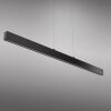 DRITTO Suspension Luminaires Leuchten Direkt LED Noir, 1 lumière