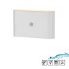 ZIDDY Applique murale Luminaires Leuchten Direkt LED Blanc, 2 lumières, Détecteur de mouvement