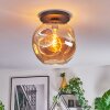 Ripoll Plafonnier, Boule lumineuse Ambre, 1 lumière