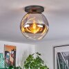 Ripoll Plafonnier, Boule lumineuse Chrome, Clair, Fumé, 1 lumière