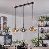 Mertola Suspension, Suspension Noir, 3 lumières