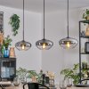 Mertola Suspension, Suspension Noir, 3 lumières