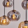 Apedo Suspension, Suspension Ambre, Fumé, 6 lumières