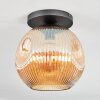 Ripoll Plafonnier, Boule lumineuse Ambre, 1 lumière