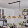 Mertola Suspension, Suspension Noir, 3 lumières