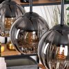 Koyoto Suspension, Boule lumineuse, Suspension Écru, Noir, 3 lumières