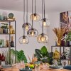 Apedo Suspension, Boule lumineuse, Suspension Ambre, Clair, Fumé, 6 lumières