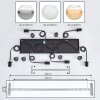 Apedo Suspension, Boule lumineuse, Suspension Ambre, Clair, Fumé, 6 lumières