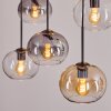 Apedo Suspension, Boule lumineuse, Suspension Ambre, Clair, Fumé, 6 lumières