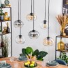 Apedo Suspension, Boule lumineuse, Suspension Ambre, Clair, Fumé, 6 lumières