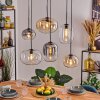 Apedo Suspension, Boule lumineuse, Suspension Ambre, Clair, Fumé, 6 lumières