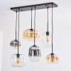 Apedo Suspension, Boule lumineuse, Suspension Ambre, Clair, Fumé, 6 lumières