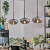 Mertola Suspension, Suspension Fumé, 3 lumières