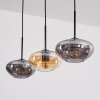 Mertola Suspension, Suspension Ambre, Fumé, 3 lumières