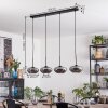 Mertola Suspension, Suspension Fumé, 4 lumières