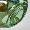 Ripoll Plafonnier, Boule lumineuse Bleu, Vert, Cuivré, 4 lumières