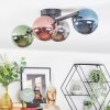 Chehalis Plafonnier, Boule lumineuse Bleu, Chrome, Vert, Cuivré, Fumé, 4 lumières